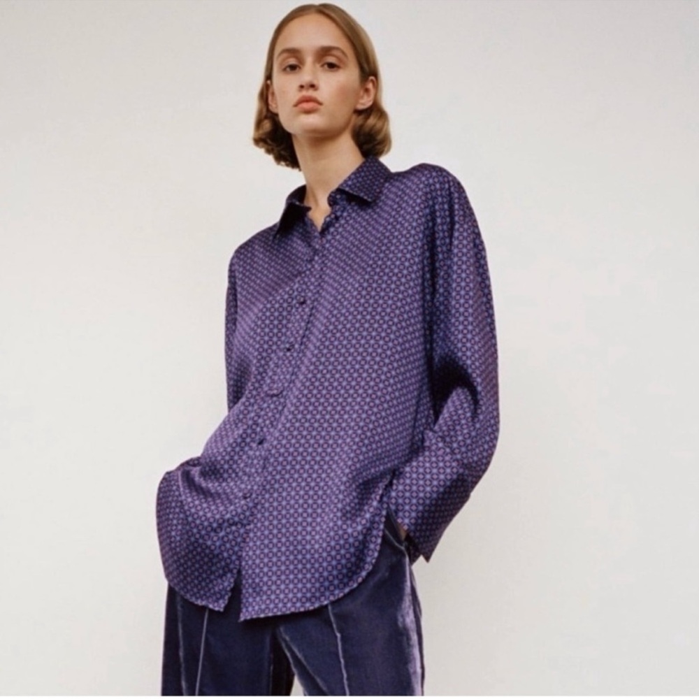 Zara Geometric Print Shirt